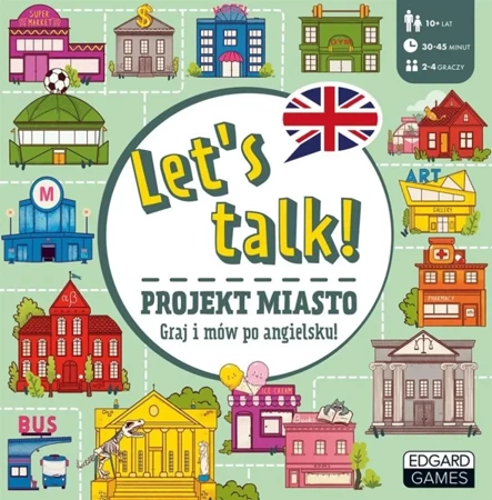 Let's talk! Projekt miasto. Gra do nauki j. ang. - Ewa Norman