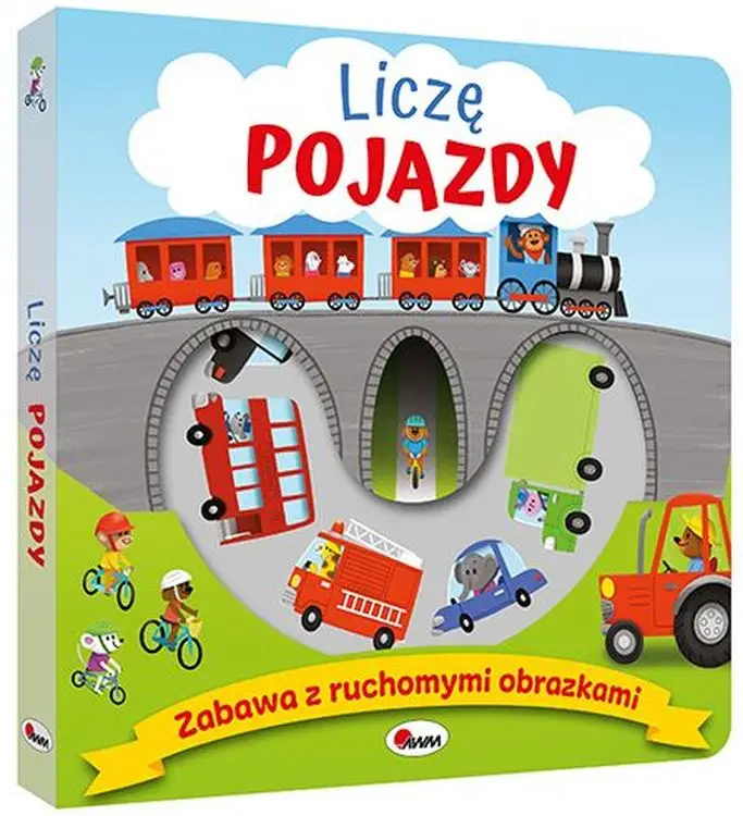 Liczę pojazdy. Zabawa z ruchomymi obrazkami - Natalia Kawałko-Dzikowska