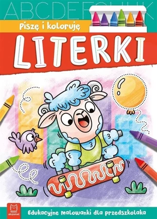 Literki. Edukacyjne malowanki dla przedszkolaka. Piszę i koloruję - Agnieszka Bator