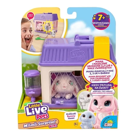 Little Live Pets. Mama surprise mini Króliczek - Cobi