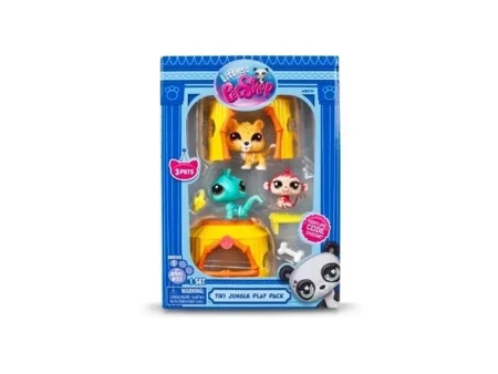 Littlest Pet Shop Zestaw Dżungla 3 figurki - TM Toys