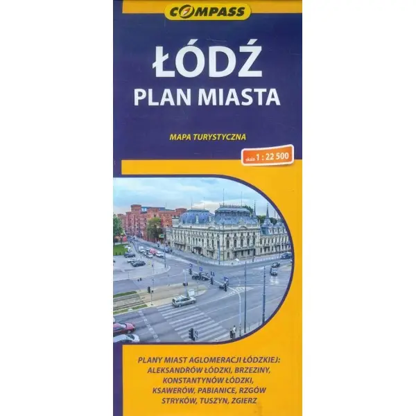 Łódź plan miasta 1:22 500