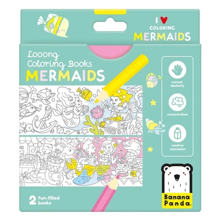 Looong Coloring Books - I love coloring. MERMAIDS