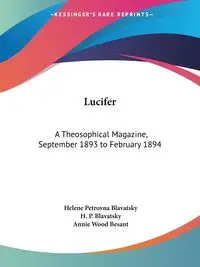 Lucifer - Helene Blavatsky Petrovna