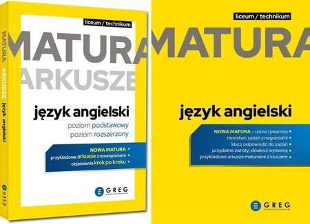 MATURA JĘZYK ANGIELSKI USTNA I PISEMNA PODSTAWOWY + ROZSZERZONY + ARKUSZE - Opracowanie zbiorowe