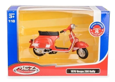 MSZ 1:18 1976 Vespa 200 Rally/67709/red - Daffi