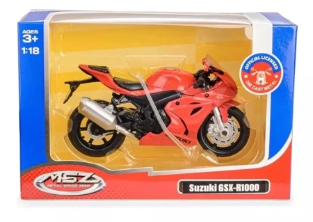 MSZ 1:18 SUZUKI GSX-R1000/67703/red - Daffi