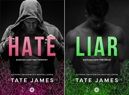 Madison Kate Tom 1+ 2 Hate + Liar PAKIET Tate James - James Tate