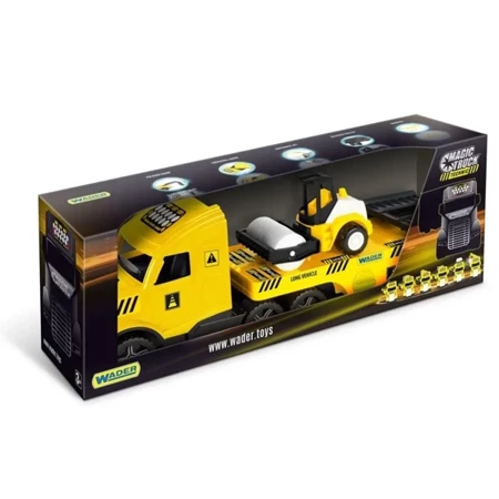 Magic Truck Technic Laweta z walcem - WADER