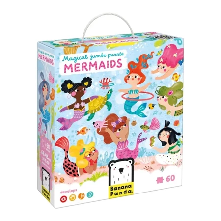 Magical jumbo puzzle. Mermaids - Banana Panda