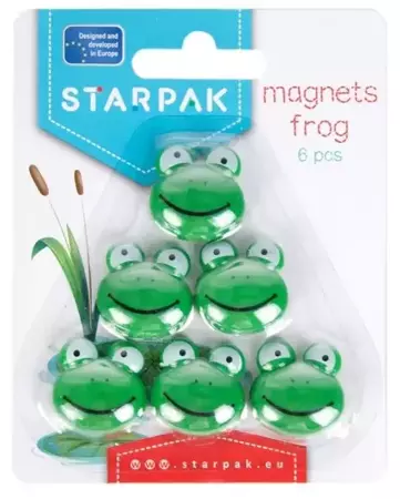 Magnes żabka 6szt - STARPAK
