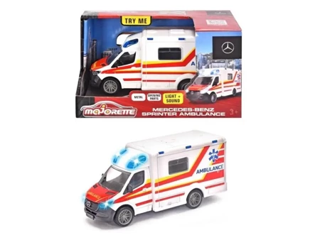 Majorette ambulans Mercedes-Benz 12,5cm