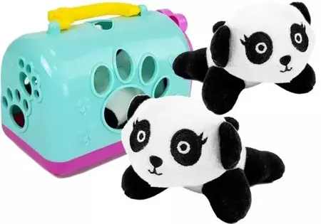 Mała panda z transporterem - Leantoys