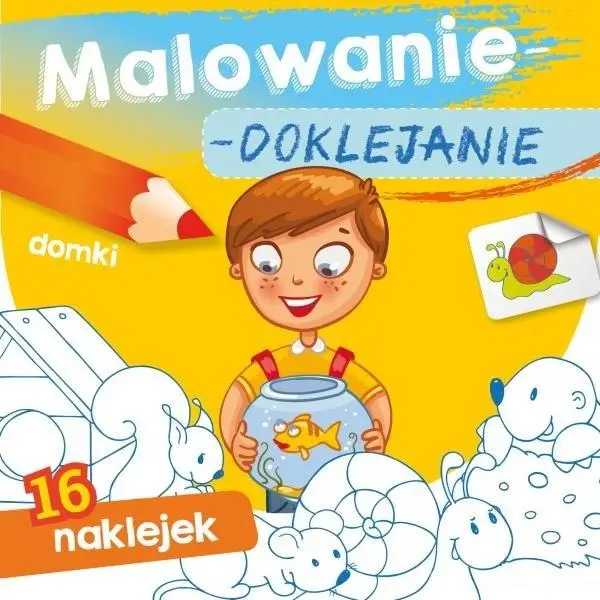 Malowanie-doklejanie. Domki - Joanna Myjak