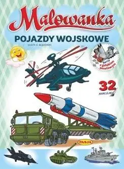 Malowanka - Pojazdy wojskowe - praca zbiorowa