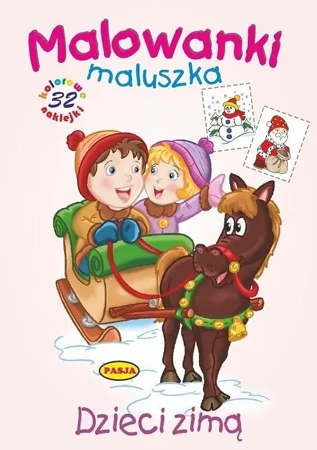 Malowanki maluszka - Dzieci zimą PASJA - Ernest Błędowski