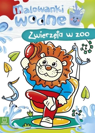 Malowanki wodne. Zwierzęta w zoo - Sylwia Kajdana