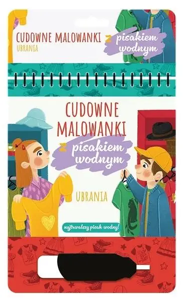 Malowanki z pisakiem wodnym.Ubrania - Martyna Jelonek