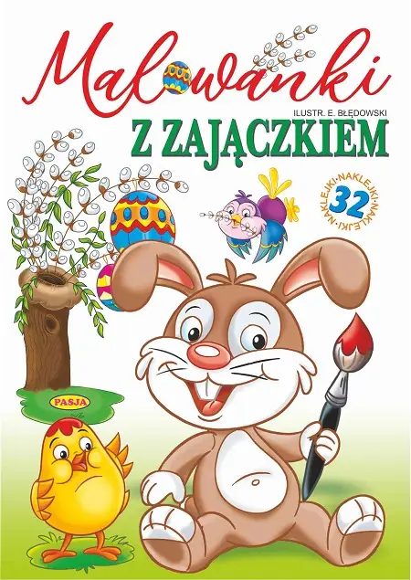 Malowanki z zajączkiem - praca zbiorowa