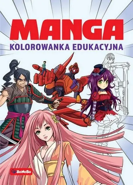 Manga. Kolorowanka edukacyjna - Laura Zavan