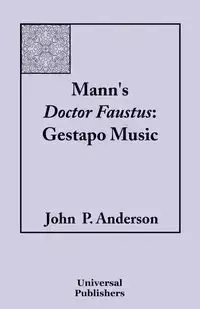 Mann's Doctor Faustus - P. Anderson John