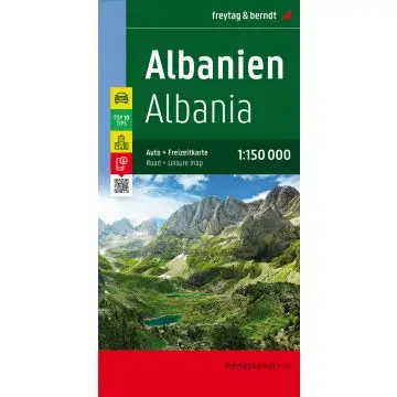 Mapa Albania 1:150 000 - Opracowanie zbiorowe