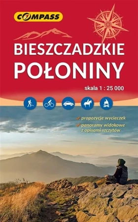 Mapa - Bieszczadzkie Połoniny 1:25 000 - PRACA ZBIOROWA