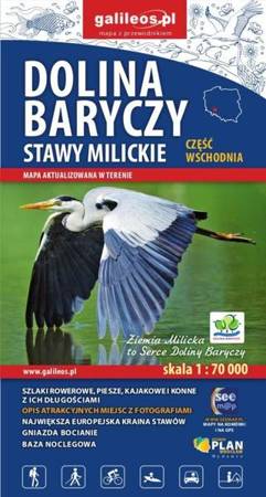 Mapa - Dolina Baryczy, część wschodnia 1:70 000 - praca zbiorowa