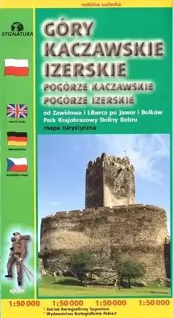 Mapa - Góry Kaczewskie, Izerskie w.2019 - praca zbiorowa