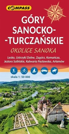 Mapa - Góry Sanocko-Turczańskie 1:50 000