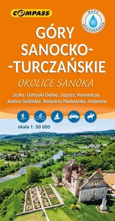 Mapa - Góry Sanocko-Turczańskie 1:50 000 - praca zbiorowa