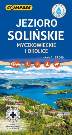 Mapa Jezioro Solińskie, Myczkowieckie.. lam - praca zbiorowa