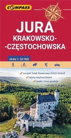 Mapa - Jura Krakowsko-Częstochowska 1:50 000 - praca zbiorowa