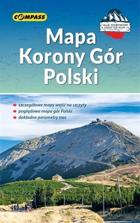 Mapa - Korony Gór Polski - praca zbiorowa