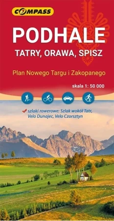 Mapa - Podhale, Tatry, Orawa, Spisz 1:50 000 - praca zbiorowa