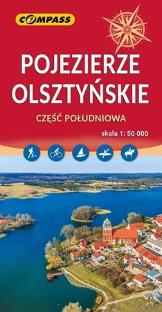 Mapa - Pojezierze Olsztyńskie część południowa - praca zbiorowa