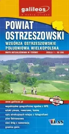 Mapa - Powiat Ostrzeszowski 1:60 000 - praca zbiorowa