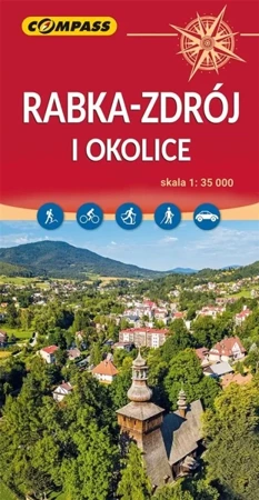 Mapa - Rabka Zdrój i okolice 1:35 000 - praca zbiorowa