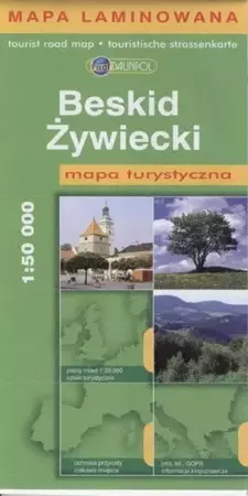 Mapa Turys - Beskid Żywiecki 1:50 000 -BR-LAM- - Praca zbiorowa