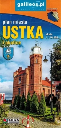 Mapa - Ustka, Rowy i okolice 1:10 000 w.2023 - praca zbiorowa