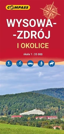 Mapa - Wysowa-Zdrój i okolice 1:35 000 - praca zbiorowa