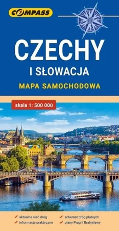 Mapa samochodowa. Czechy i Słowacja - praca zbiorowa