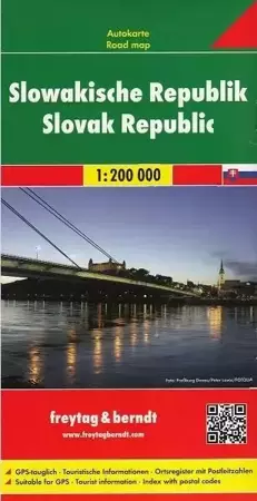Mapa samochodowa - Słowacja 1:200 000 - praca zbiorowa