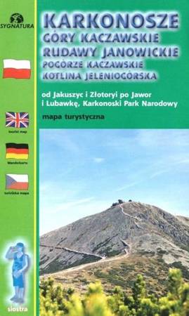 Mapa tur. Karkonosze Góry Kaczawskie 1:50 00 - praca zbiorowa