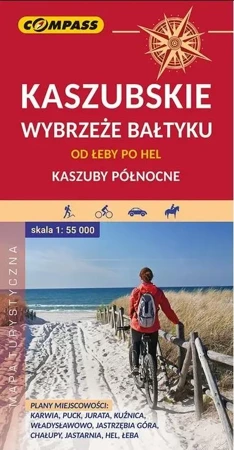 Mapa tur. Kaszubskie wybrzeże Bałtyku 1:55 000 - praca zbiorowa