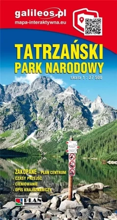 Mapa tur. - Tatrzański Park Narodowy 1:27 000 - praca zbiorowa