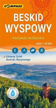 Mapa turystyczna - Beskid Wyspowy 1:50 000 lam - praca zbiorowa