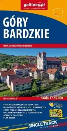 Mapa turystyczna - Góry Bardzkie 1:25 000 - praca zbiorowa