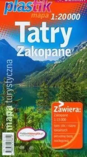 Mapa turystyczna Tatry i Zakopane - Praca zbiorowa