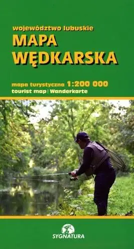 Mapa wędkarska województwa lubuskiego 1:200 000 - praca zbiorowa
